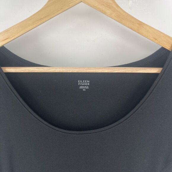 Eileen Fisher Women's Scoopneck Dress Short Sleeve Mini Casual fit and flare XS - Picture 3 of 9